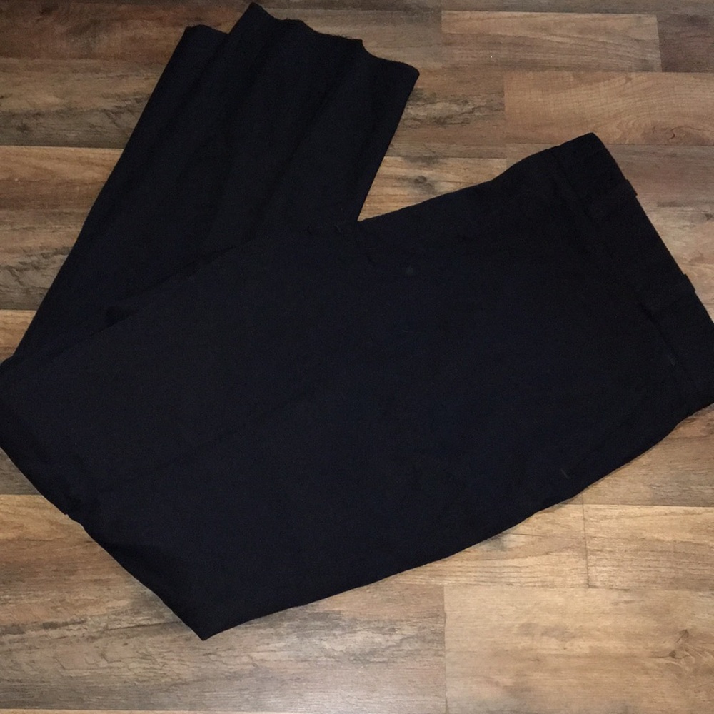 Size 50 Waist Men's Black Dress Business Casual Pants Big & Tall Work Pants